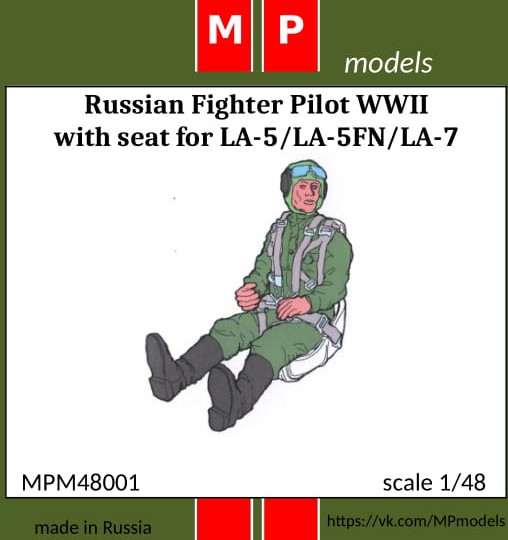 MPM48001 MP Models Пилот Ла-5/7 1/48