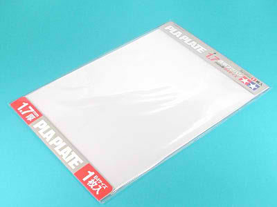 70128 Tamiya Пластик листовой (цвет- прозрачный, толщина- 1,7мм, размер-364х257мм, 1 шт)