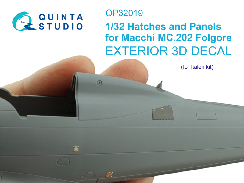 QP32019 Quinta Лючки и панели для Macchi Mc. 202 Folgore (Italeri) 1/32