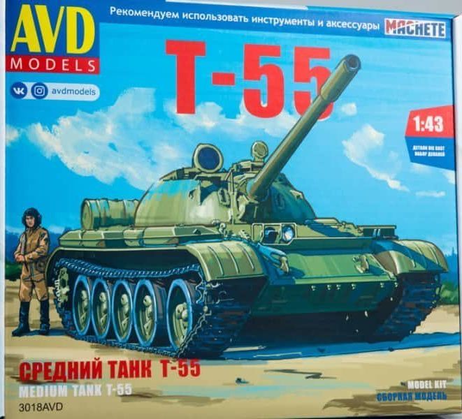3018AVD AVD Models Танк Т-55 1/43