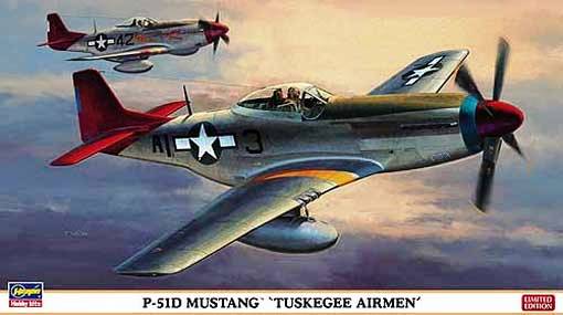 Сборная модель 09947 Hasegawa Самолет P-51D "TUSKEGEE ATRMEN" 