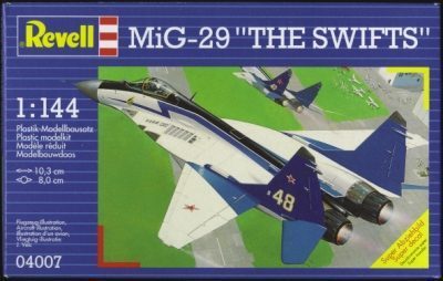 Сборная модель 04007 Revell Истребитель МиГ-29 "The Swifts" 