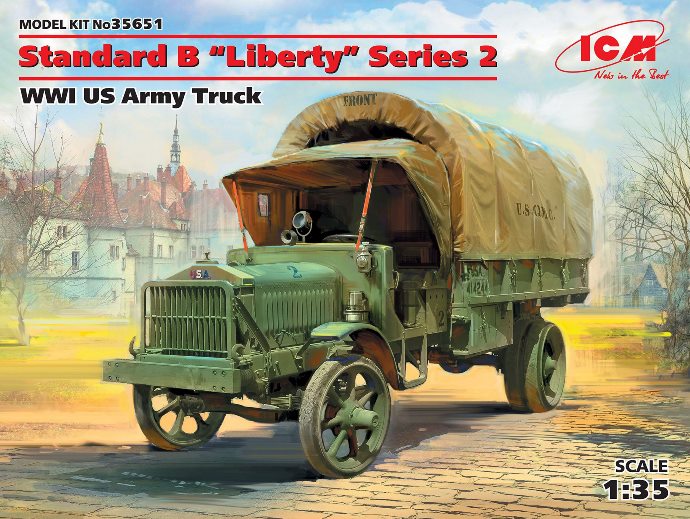 35651 ICM Американский грузовой автомобиль І МВ Standard B Liberty 2-й серии 1/35