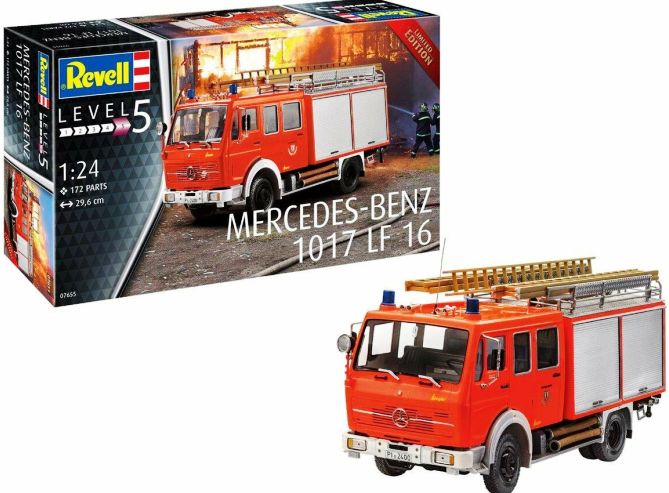 07655 Revell Пожарный автомобиль Mercedes-Benz 1017 LF 16