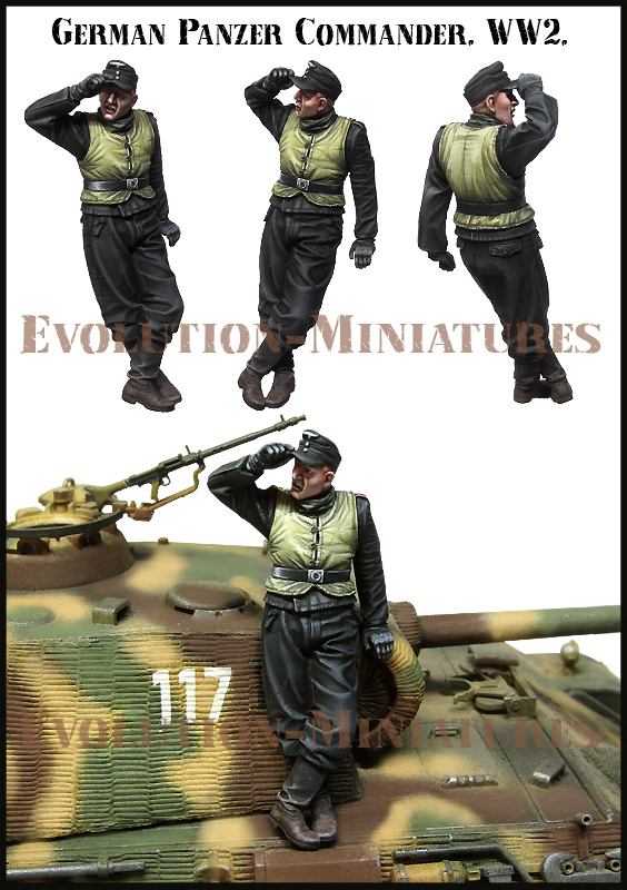 EM35182 Evolution Miniatures Германский танкист WWII 1/35