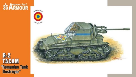 Сборная модель SA35003 Special Armour  Самоходное орудие Panzerjager Pz 35t/R-2 TACAM 