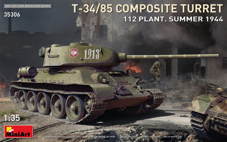 35306 MiniArt Танк Т-34/85 завода 112 (лето 1944 года) 1/35
