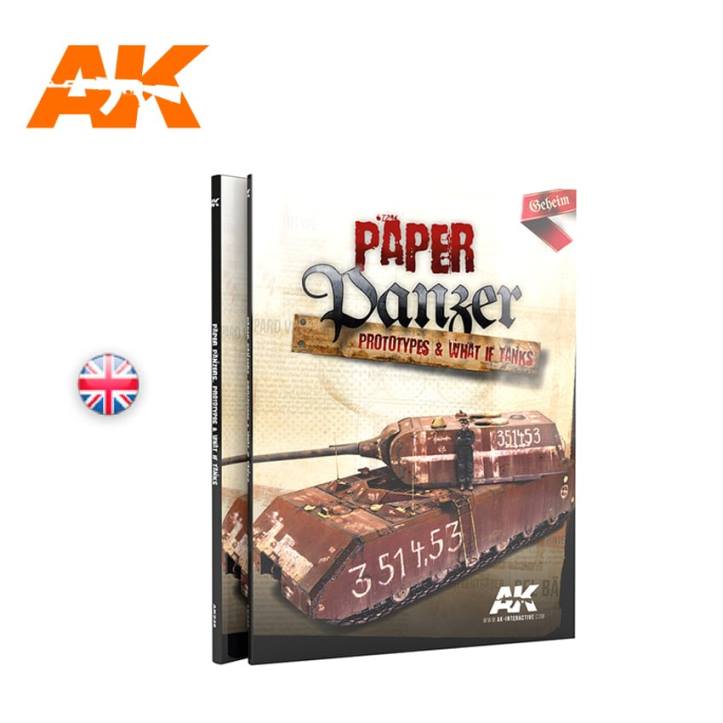 AK246 AK Interactive Книга Paper Panzer EN