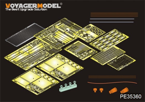 PE35360 Voyager Model WWII Russian T-34/85 (For AFV Club 35S26) 1/35