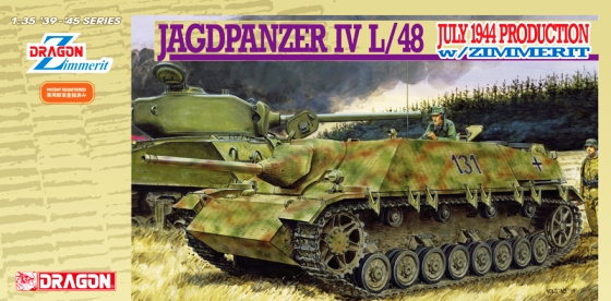 Сборная модель 6369 Dragon Самоходное орудие Jagdpanzer IV с циммеритом 