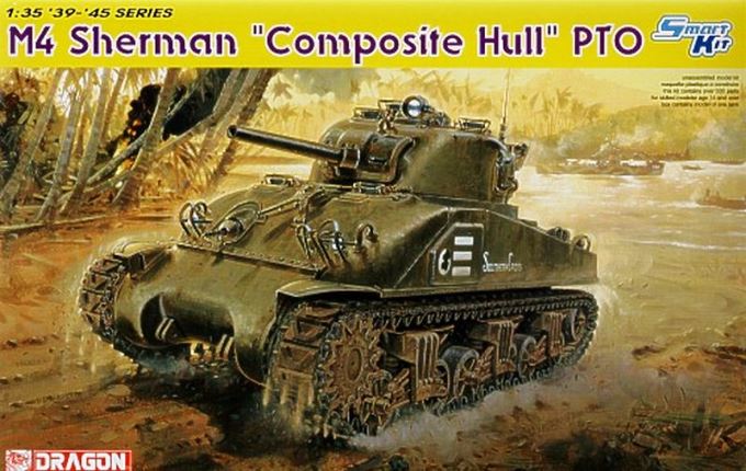 6441 Dragon Танк M4 Sherman Composite Hull PTO 1/35