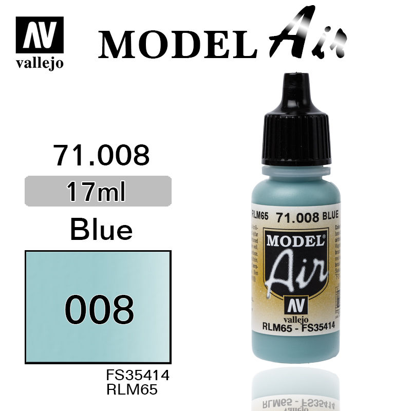 V-71008 Vallejo Краска Model Air Бледно-голубая 17 мл