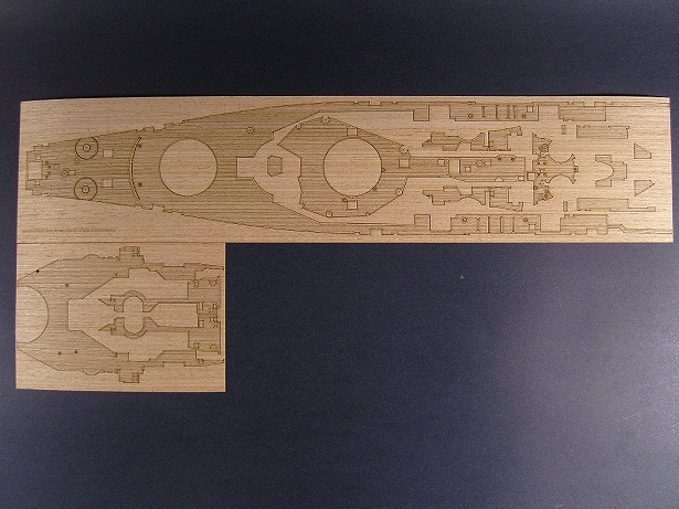 AW10079 Artwox Model Деревянная палуба для USS New Jersey BB-62 (Tamiya 78017,78028) Масштаб 1/350