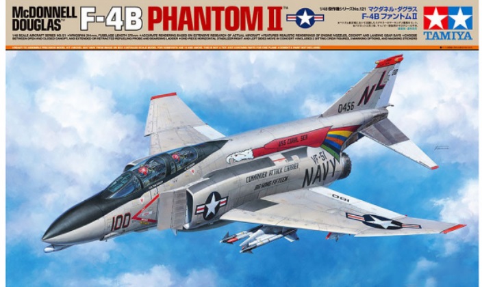61121 Tamiya Америкинский истребитель F-4B Phantom II 1/48
