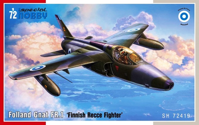 72419 Special Hobby Самолет Folland Gnat FR.1 Finnish Recce Fighter 1/72