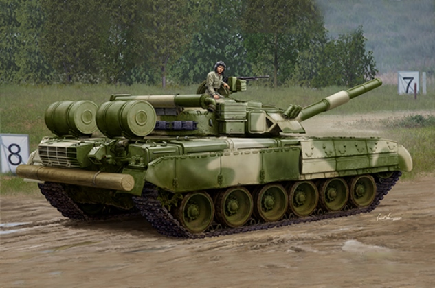 09581 Trumpeter Российский танк Т-80УД (ранний) 1/35