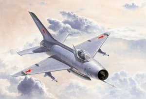 Сборная модель 02858 Trumpeter Самолет MiG-21F-13 Fishbed 