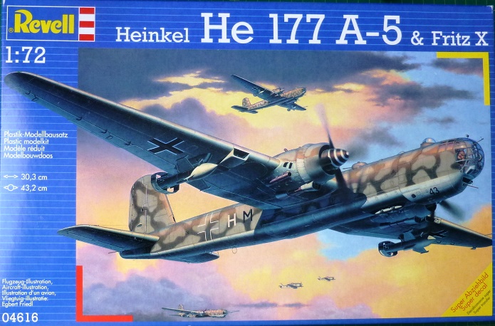 04616 Revell Самолет Heinkel He 177 A-5 & Fritz X 1/72