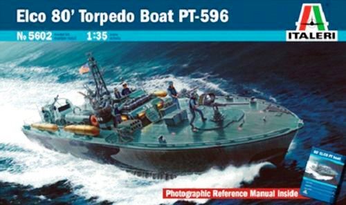 5602 Italeri Американский торпедный катер серии Elco PT596 Масштаб 1/35