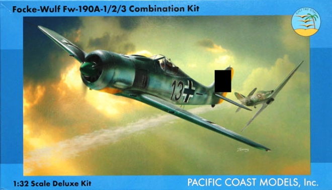 32011 Pacific Coast Models Focke-Wulf Fw-190A-1/2/3  1/32