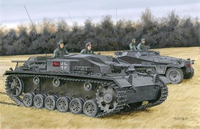 7562 Dragon Немецкая САУ StuG.III Ausf.E 1/72