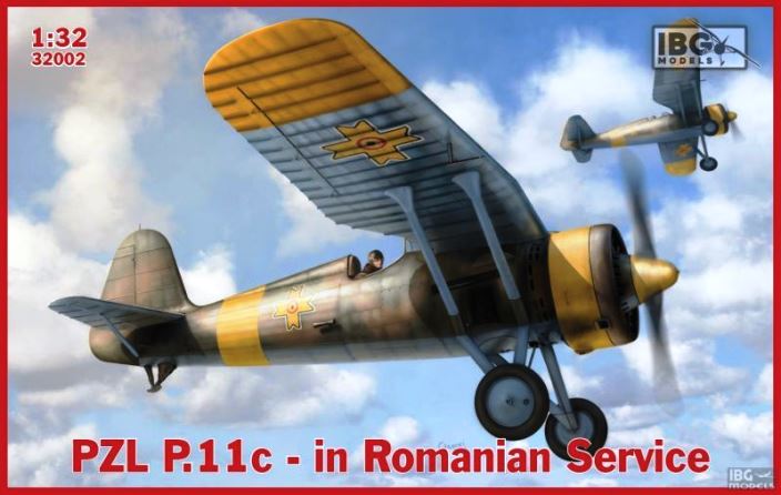 32002 IBG Models PZL P.11c in Romanian Service 1/32