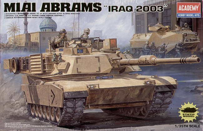 Сборная модель  13202 Academy Танк М1А1 "Абрамс" в Ираке