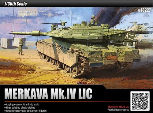 Сборная модель  13227 Academy Танк "Меркава" Mk.IV LIC  
