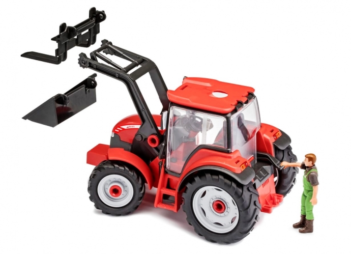 00815 Revell Трактор с погрузчиком и фигуркой (длина 28см)