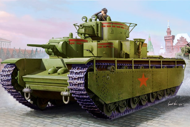 Сборная модель 83841 Hobby Boss Советский танк Т-35 