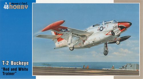 Сборная модель 48119 Special Hobby Самолет North-American T-2 Buckeye 'Red & White Trainer' 