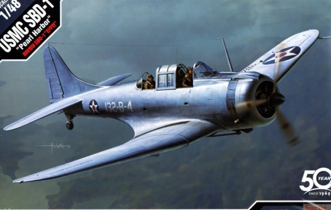12331 Academy Самолет SBD-1 Dauntless "Pearl Harbor"  1/48