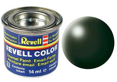 32363 Revell Краска темно-зеленая шелково-матовая (РАЛ 6020) 14мл