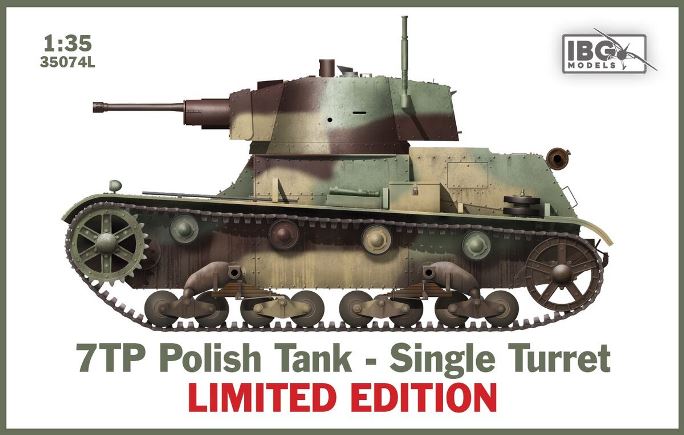 35074L IBG Models 7TP Polish Tank Single Turret (Limited Edition) 1/35