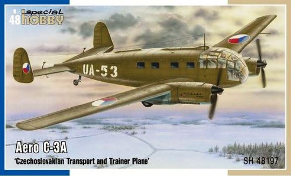 48197 Special Hobby Самолет Aero C-3A "Czechoslovakian Transport and Trainer Plane" 1/48