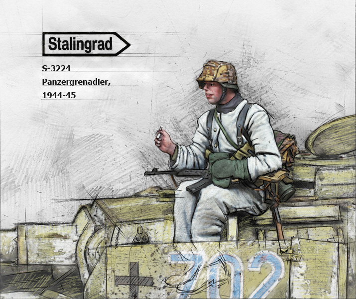 3224 Stalingrad Германский панцергренадер (1944-45гг) 1/35