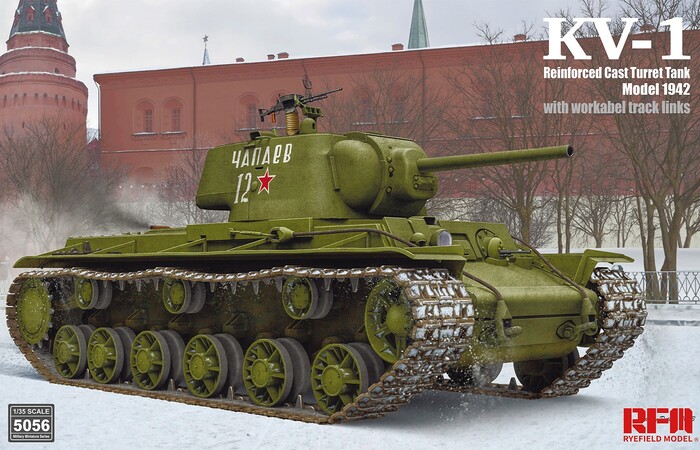 5056 RFM Танк КВ-1 с литой башней (модификация 1942 г) 1/35