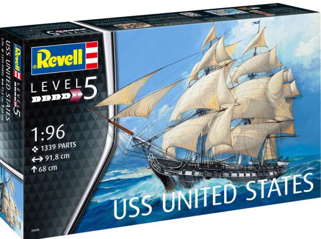 05606 Revell Парусный корабль USS United States  1/96