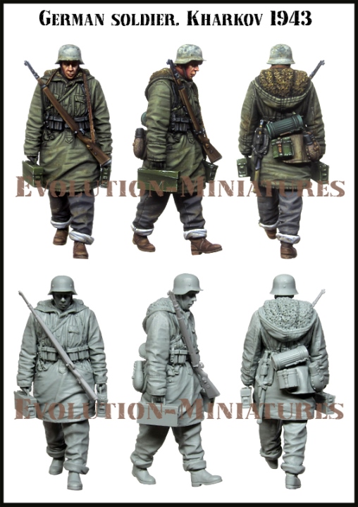 EM35221 Evolution Miniatures германский солдат, 1943гг 1/35