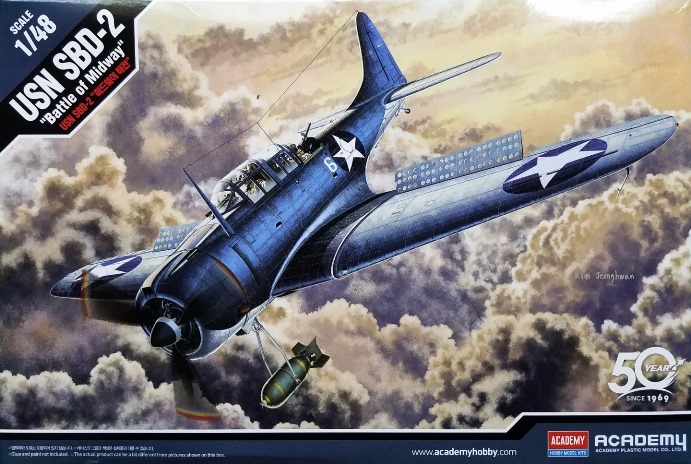 12335 Academy Самолет SBD-2 Dauntless 'Battle of Midway' 1/48