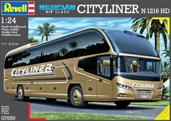 07650 Revell Автобус Neoplan Citylinder N1216HD Масштаб 1/24