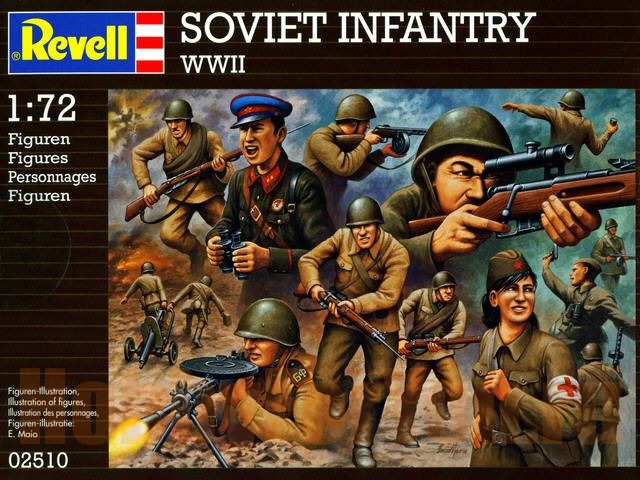 02510 Revell Советские солдаты Масштаб 1/72