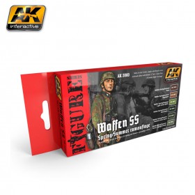 AK3060 AK Interactive Набор красок Униформа солдат Waffen SS (6 красок)