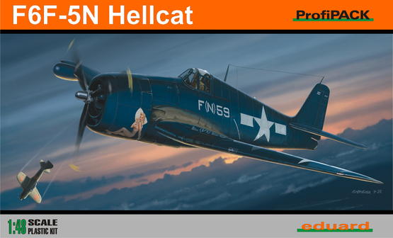 8226 Eduard Американский истребитель F6F-5N Hellcat (ProfiPACK) 1/48