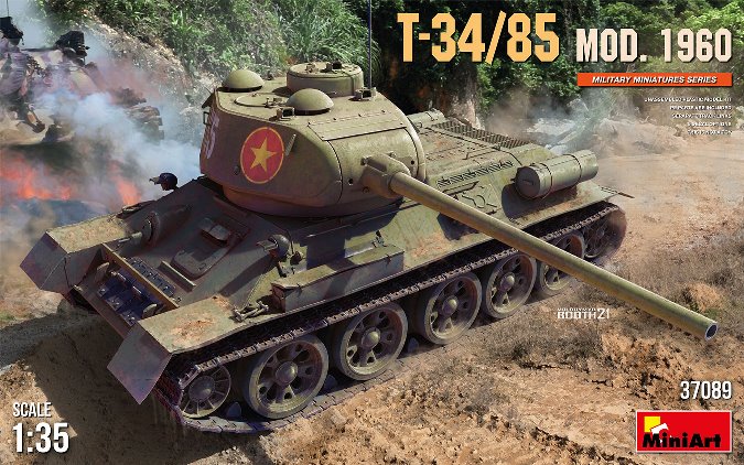 37089 MiniArt Танк Т-34/85 1960 года 1/35
