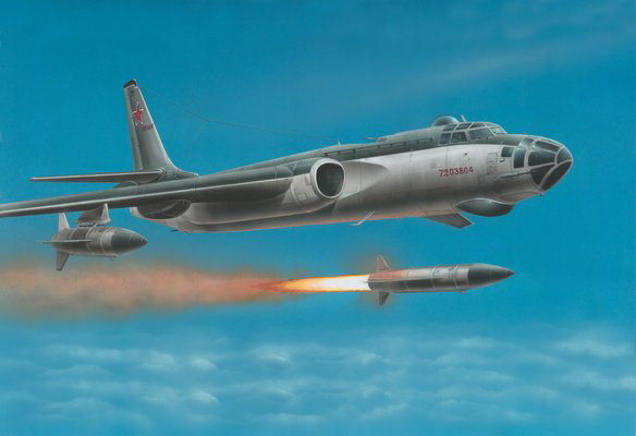  Сборная модель 207272 Моделист Стратегический бомбардировщик Ту-16К-26
