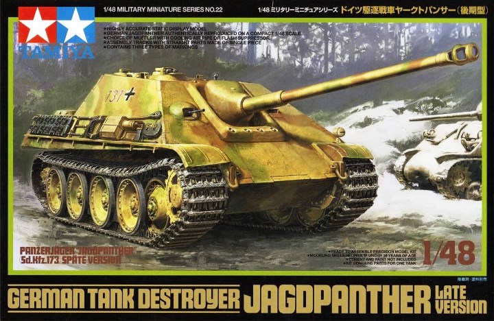 32522 Tamiya Jagdpanter Late Version 1/48