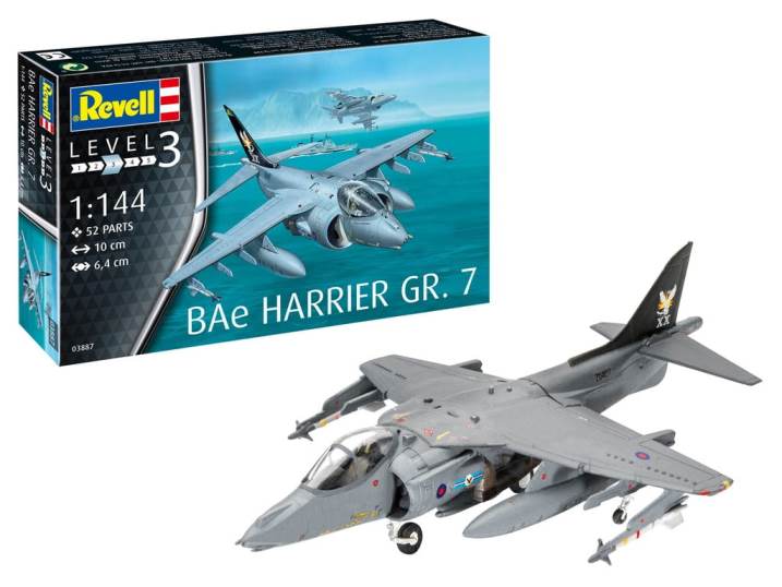 03887 Revell Самолет BAe Harrier GR.7 1/144