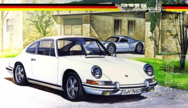EM7-1500 Fujimi Автомобиль Porsche 911S Coupe 69 1/24