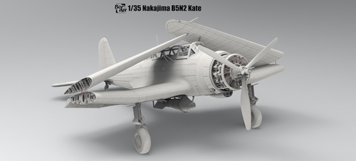 BF-005 Border Model Самолет Nakajima B5N2 Type97 (Kate) w/full Interior  1/35